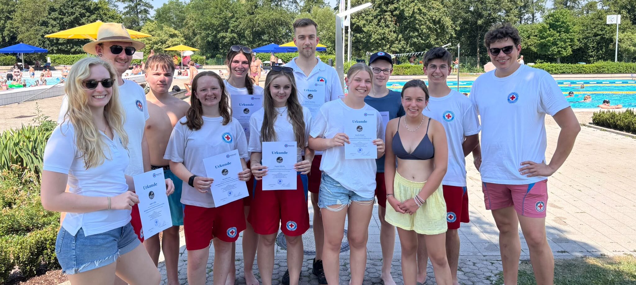 7 neue Rettungsschwimmer im Wasserrettungsdienst